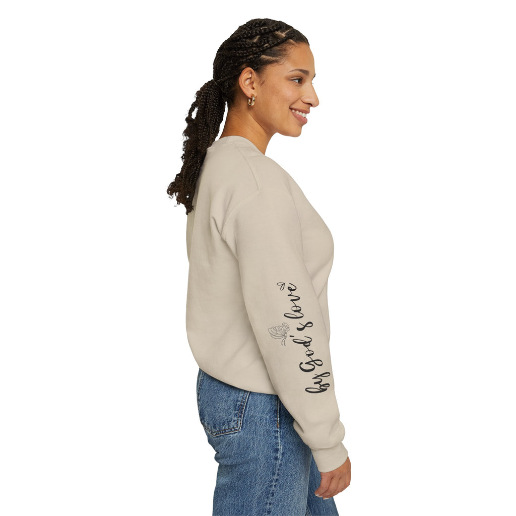 Cozy Inspirational Crewneck Sweatshirt, Faith Sweatshirt, Christian Apparel, Jesus Lover Gift, Spiritual Comfort Wear, Unisex Sweatshirt