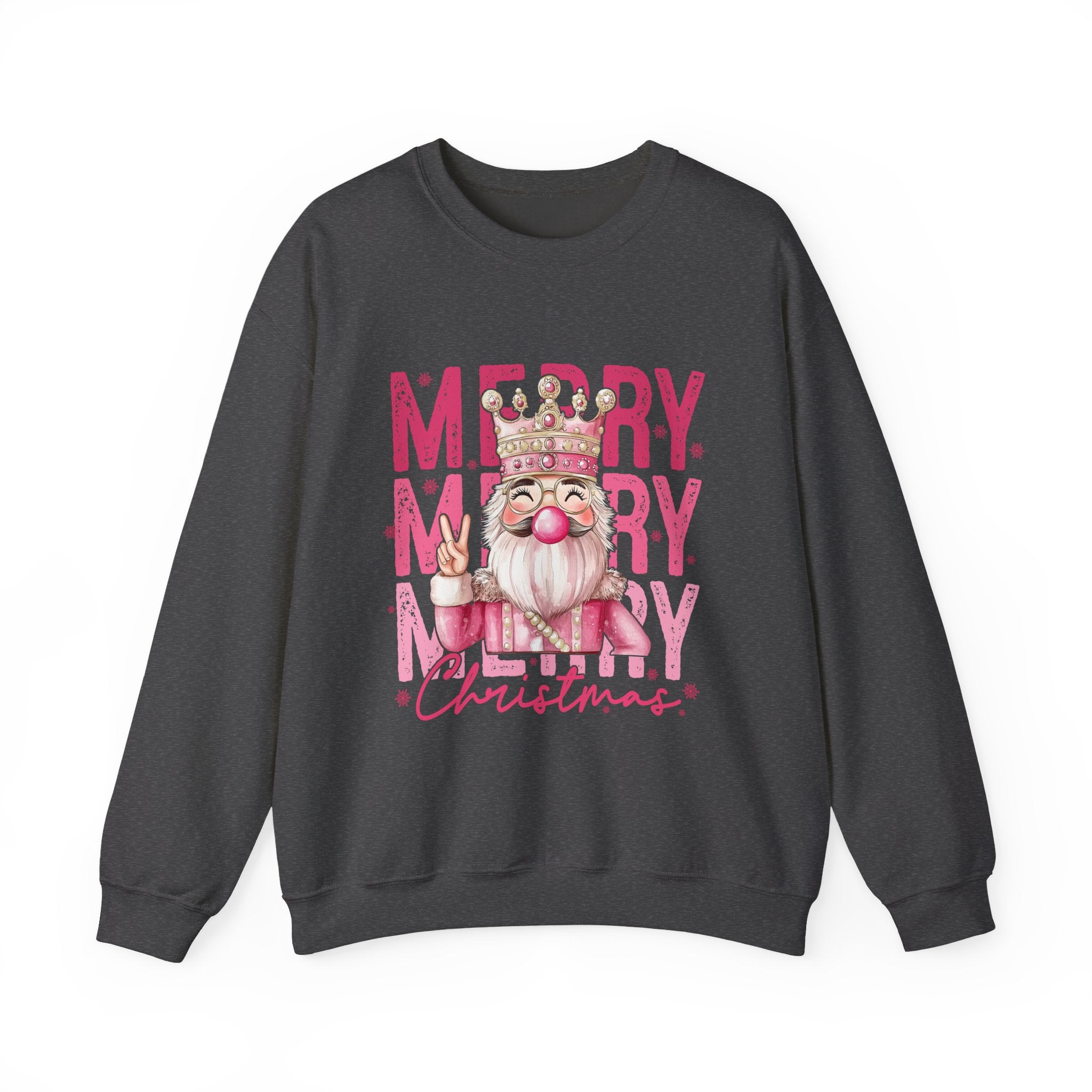 Merry Christmas Sweatshirt, Cozy Crew Neck, Holiday Gift, Unisex Apparel, Festive Fashion, Winter Wardrobe