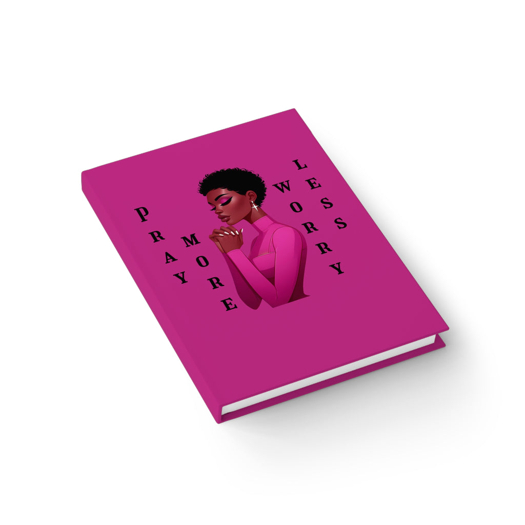 Empowering Prayer Journal - Pray More Worry Less, Wellness Journal, Inspirational Notebook, Gift for Her, Self-Care Planner