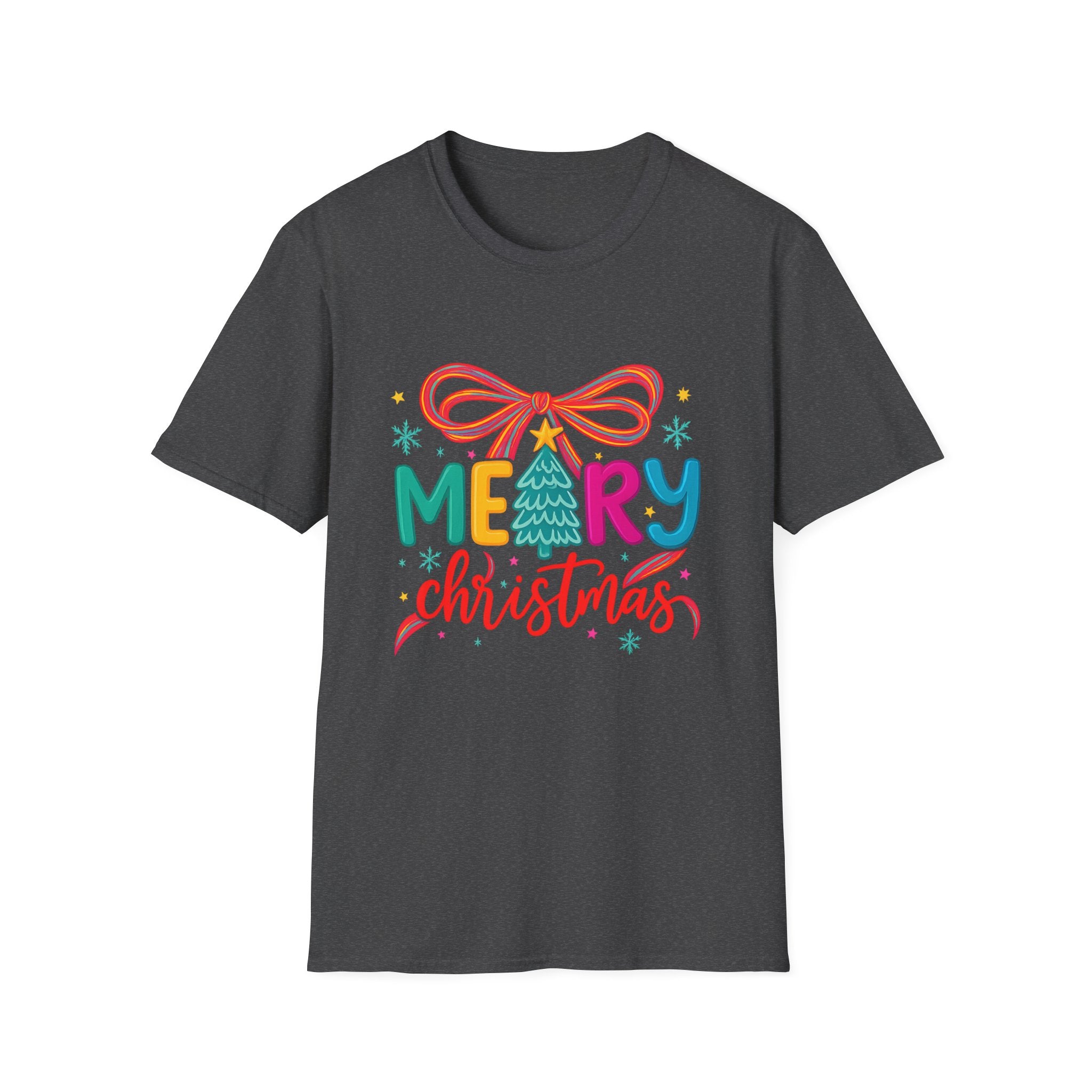 Merry Christmas T-Shirt, Festive Tee, Holiday Apparel, Unisex Graphic Tee, Christmas Gift Idea, Seasonal Wear