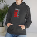 Saved By Grace Hoodie — Vertical 'Saved' Christian Faith Pullover