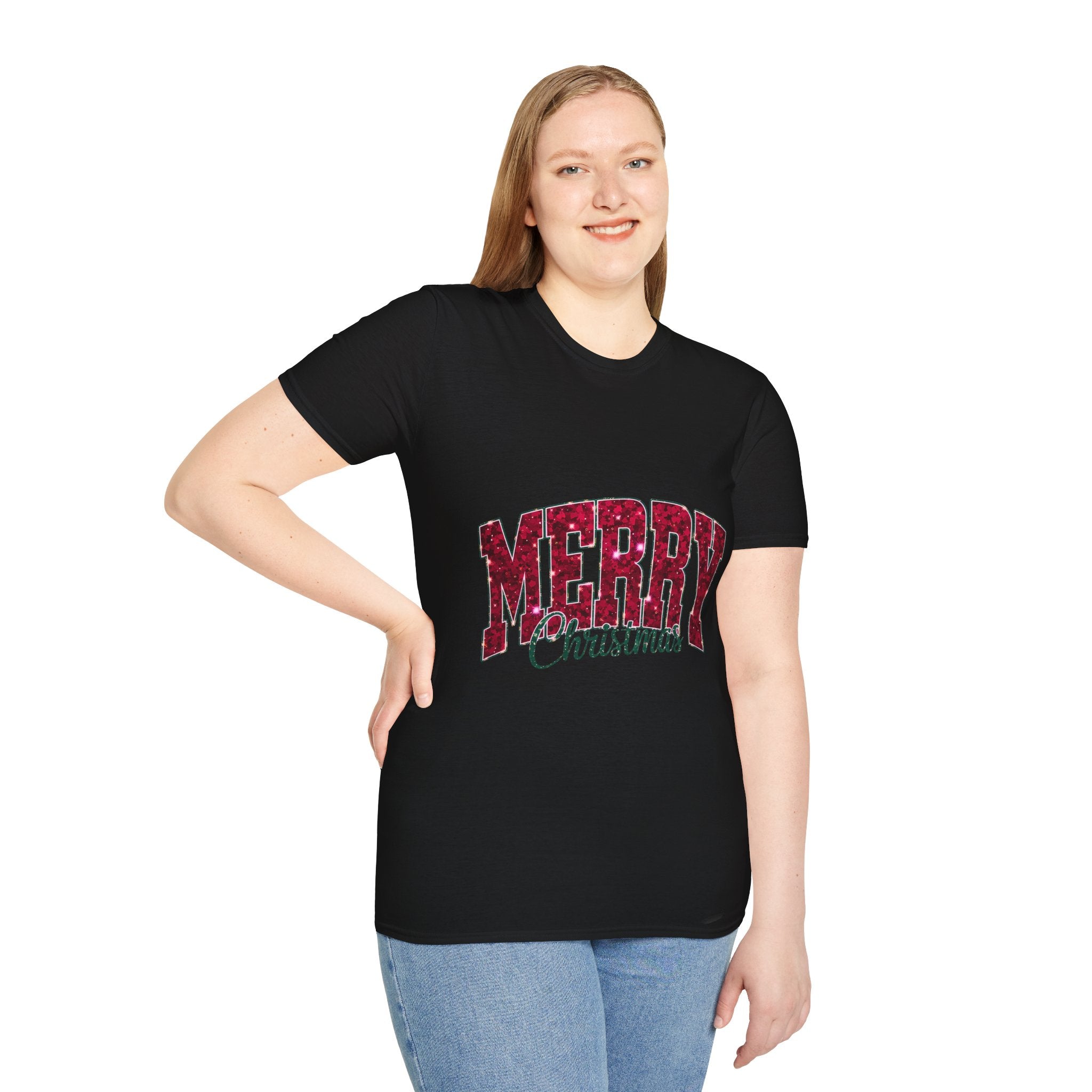 Merry Christmas Unisex T-Shirt | Holiday Gift, Festive Apparel, Family Matching, Cozy Tee, Seasonal Outfit
