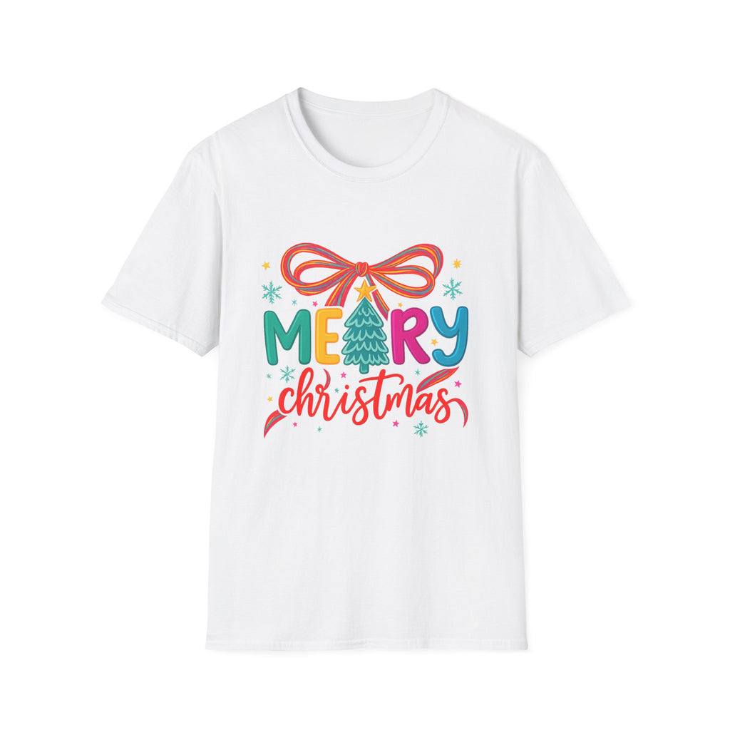 Merry Christmas T-Shirt, Festive Tee, Holiday Apparel, Unisex Graphic Tee, Christmas Gift Idea, Seasonal Wear