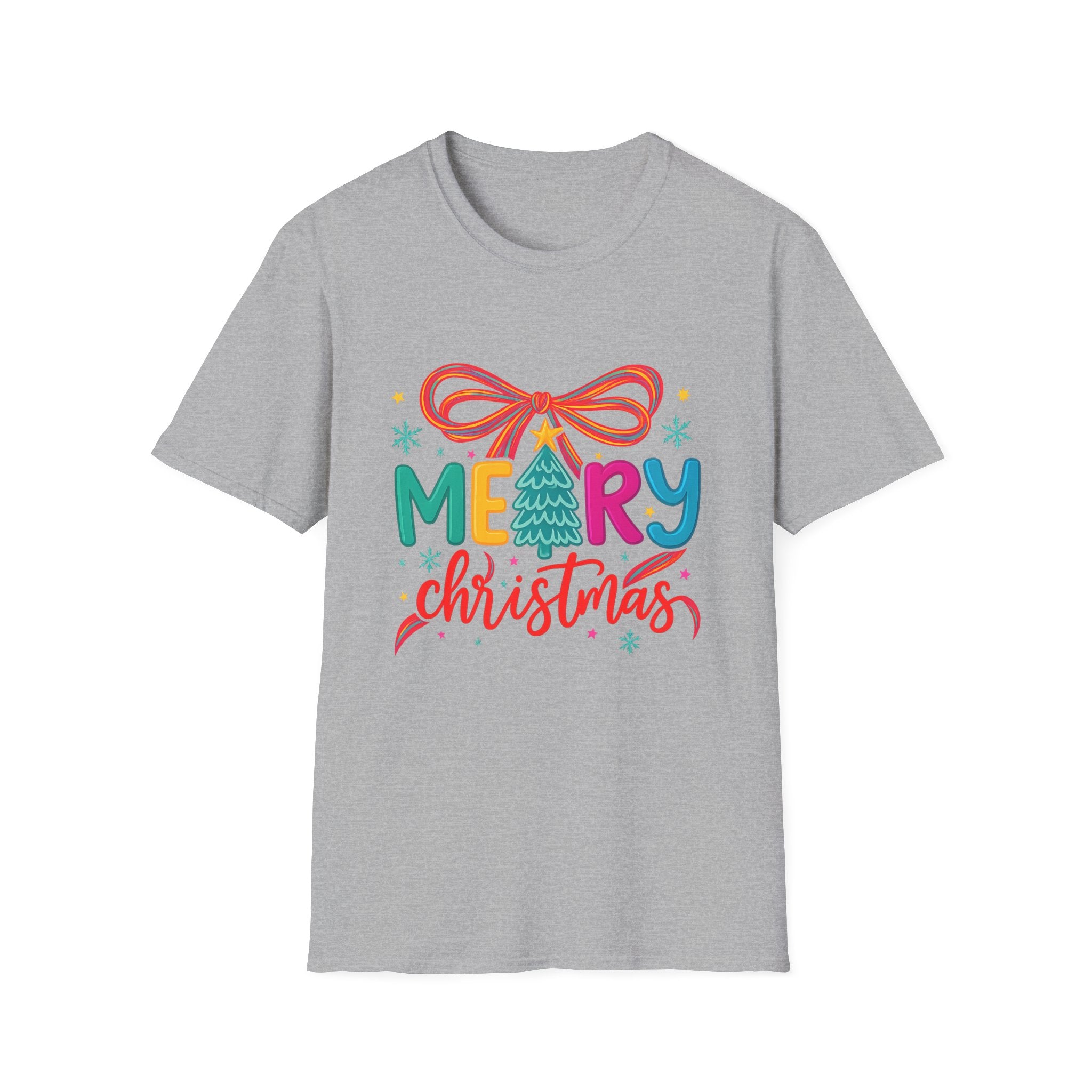 Merry Christmas T-Shirt, Festive Tee, Holiday Apparel, Unisex Graphic Tee, Christmas Gift Idea, Seasonal Wear