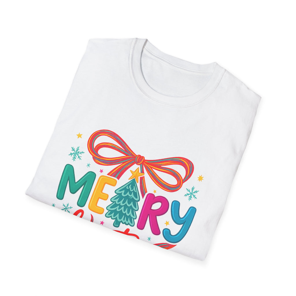 Merry Christmas T-Shirt, Festive Tee, Holiday Apparel, Unisex Graphic Tee, Christmas Gift Idea, Seasonal Wear