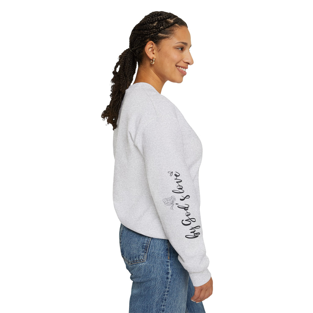 Cozy Inspirational Crewneck Sweatshirt, Faith Sweatshirt, Christian Apparel, Jesus Lover Gift, Spiritual Comfort Wear, Unisex Sweatshirt