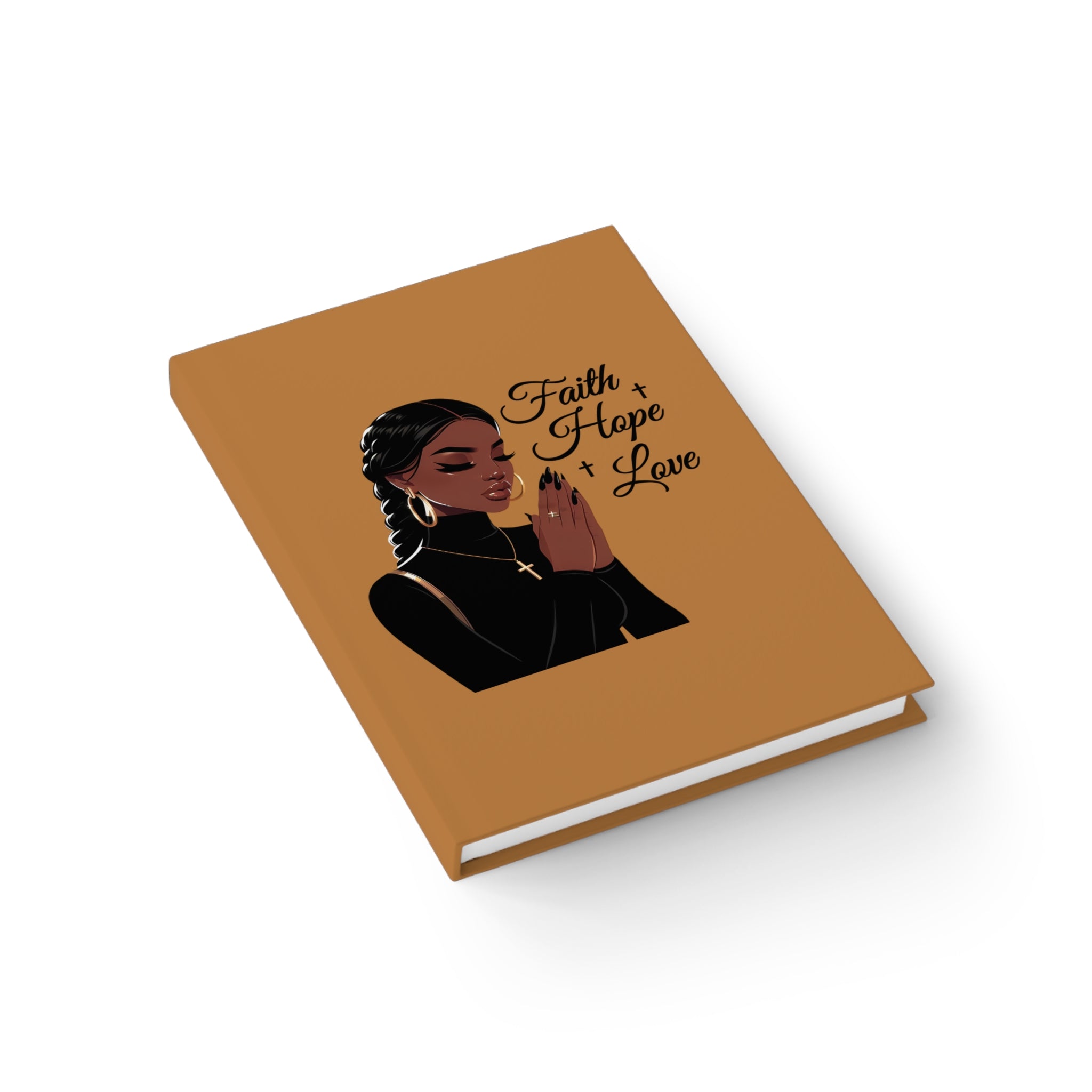 Faith, Hope & Love Journal - Inspirational Ruled Notebook, Affirmation Journal, Faith-Based Gift, Self-Care Diary, Christian Writing Book