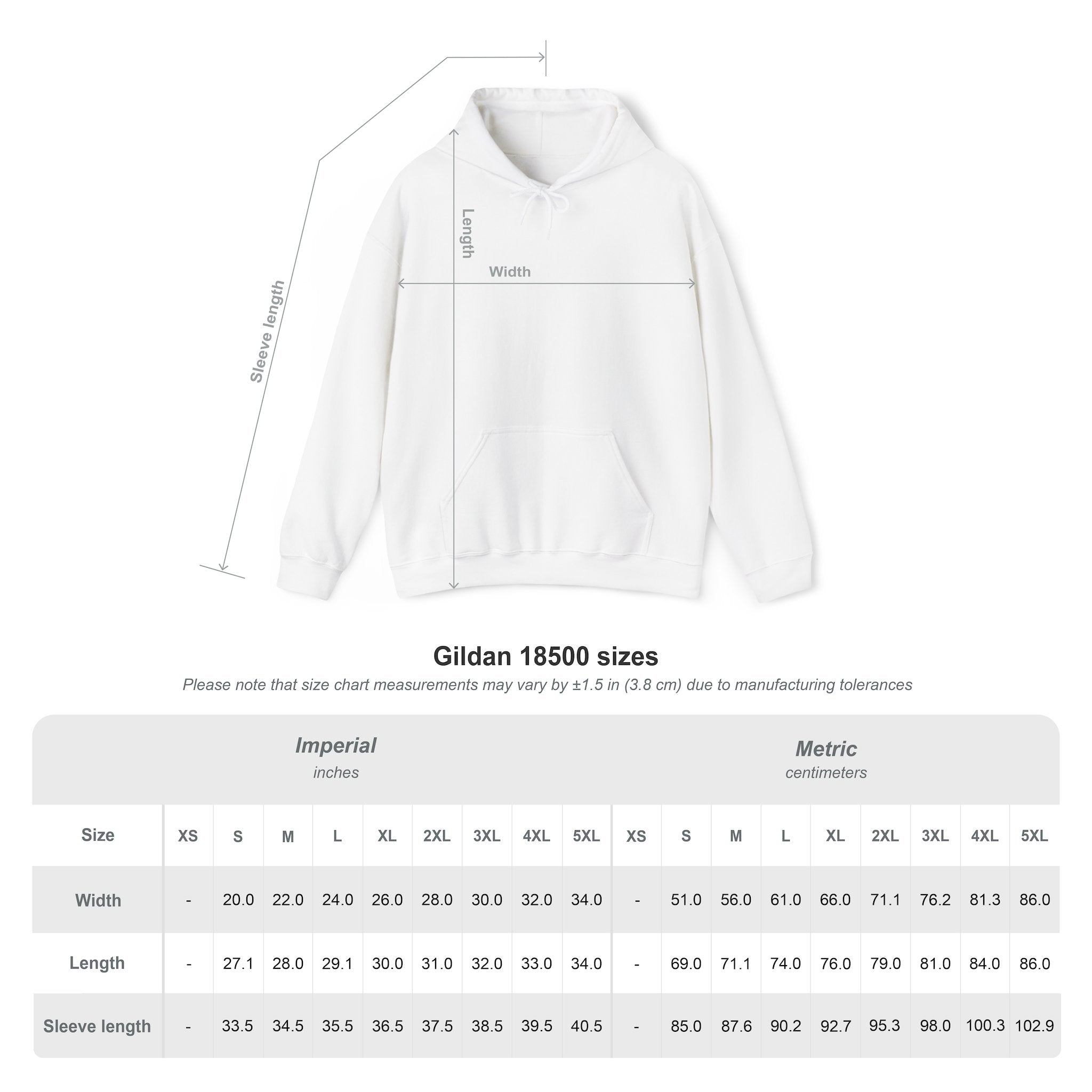 Hoodie - Vertical "Stillness" Script Graphic Pullover