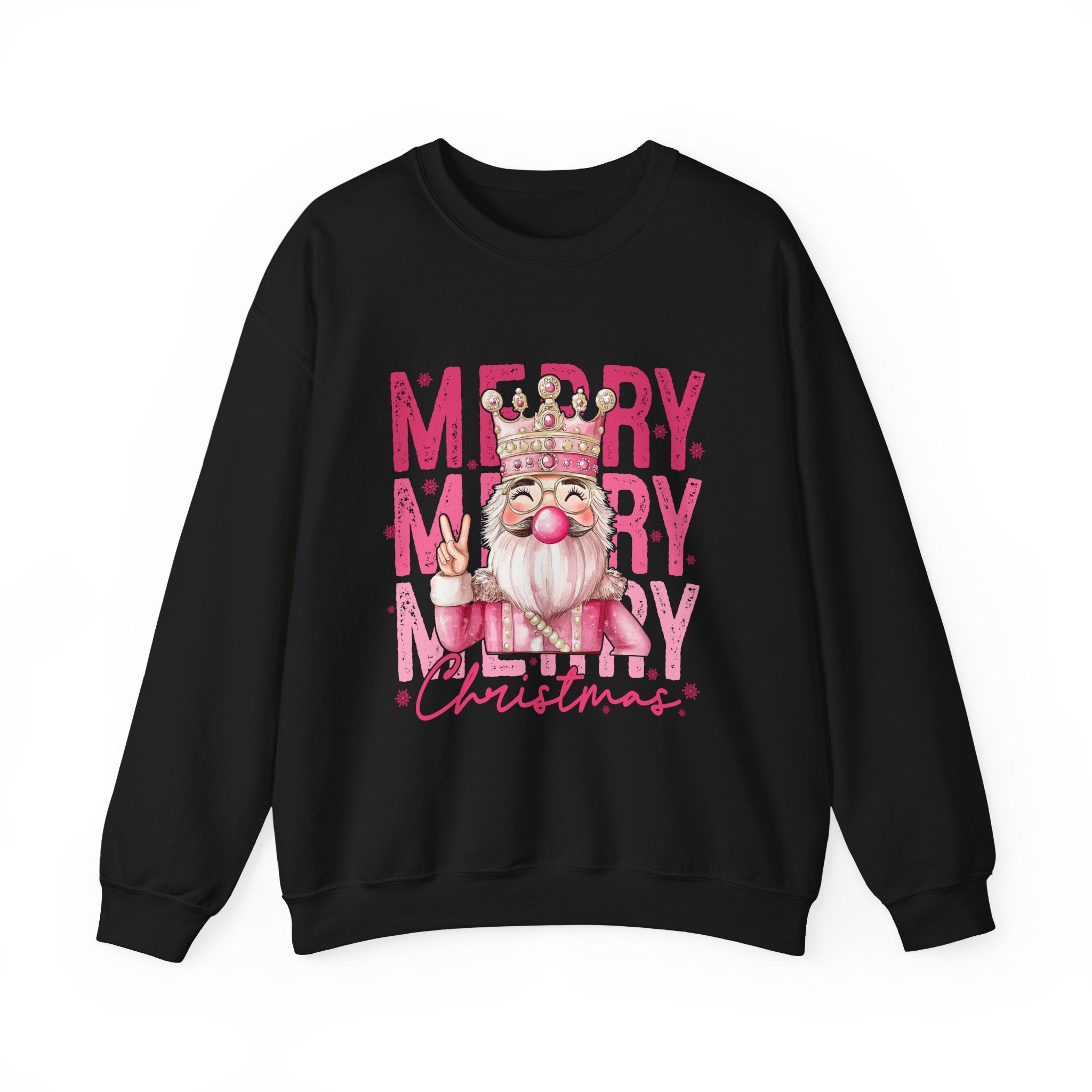 Merry Christmas Sweatshirt, Cozy Crew Neck, Holiday Gift, Unisex Apparel, Festive Fashion, Winter Wardrobe