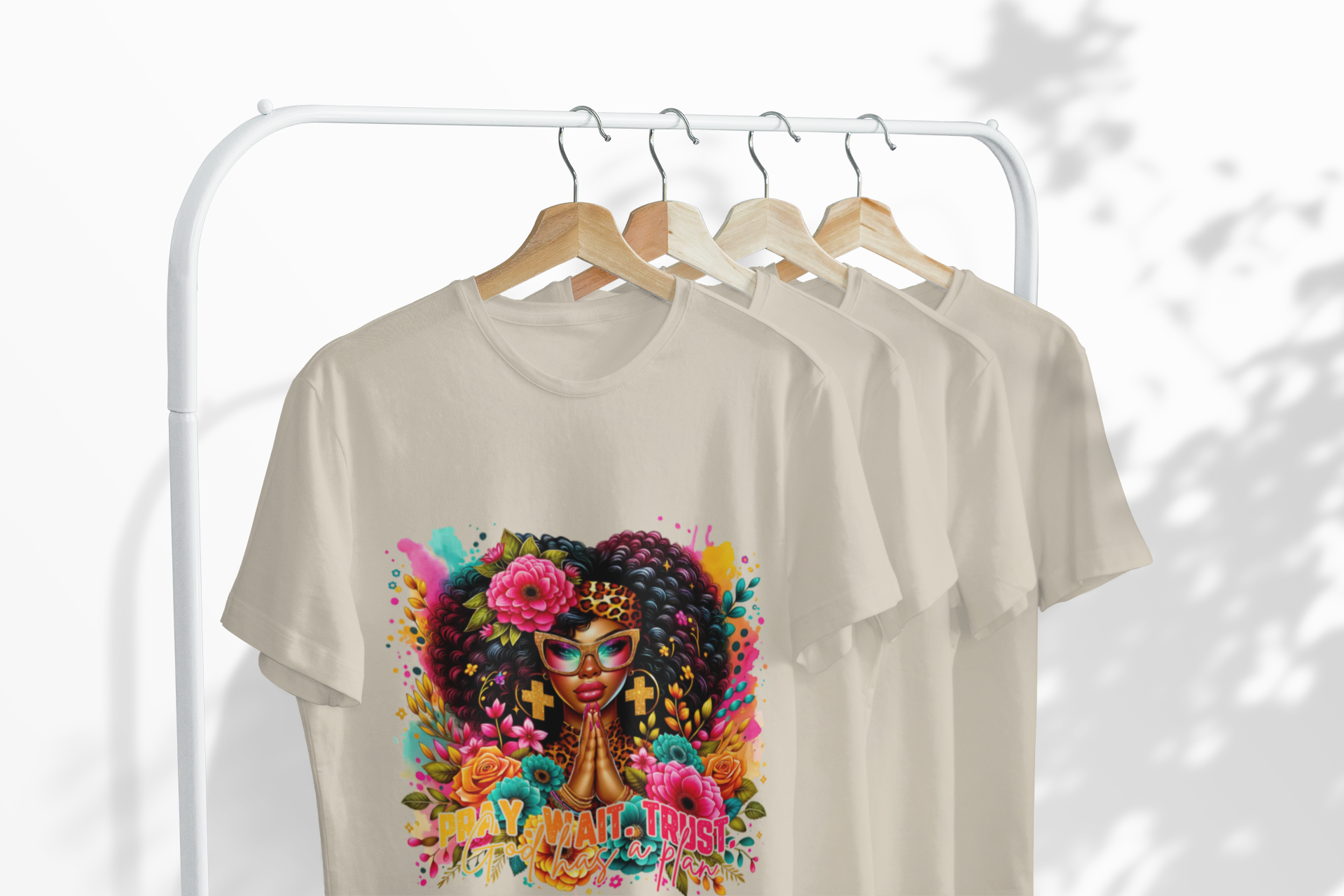 Inspirational Afro-Queen T-Shirt, Positive Vibes Tee, Empowerment Shirt, Gift for Her, Casual Wear, Self-Care Apparel, Motivational Top