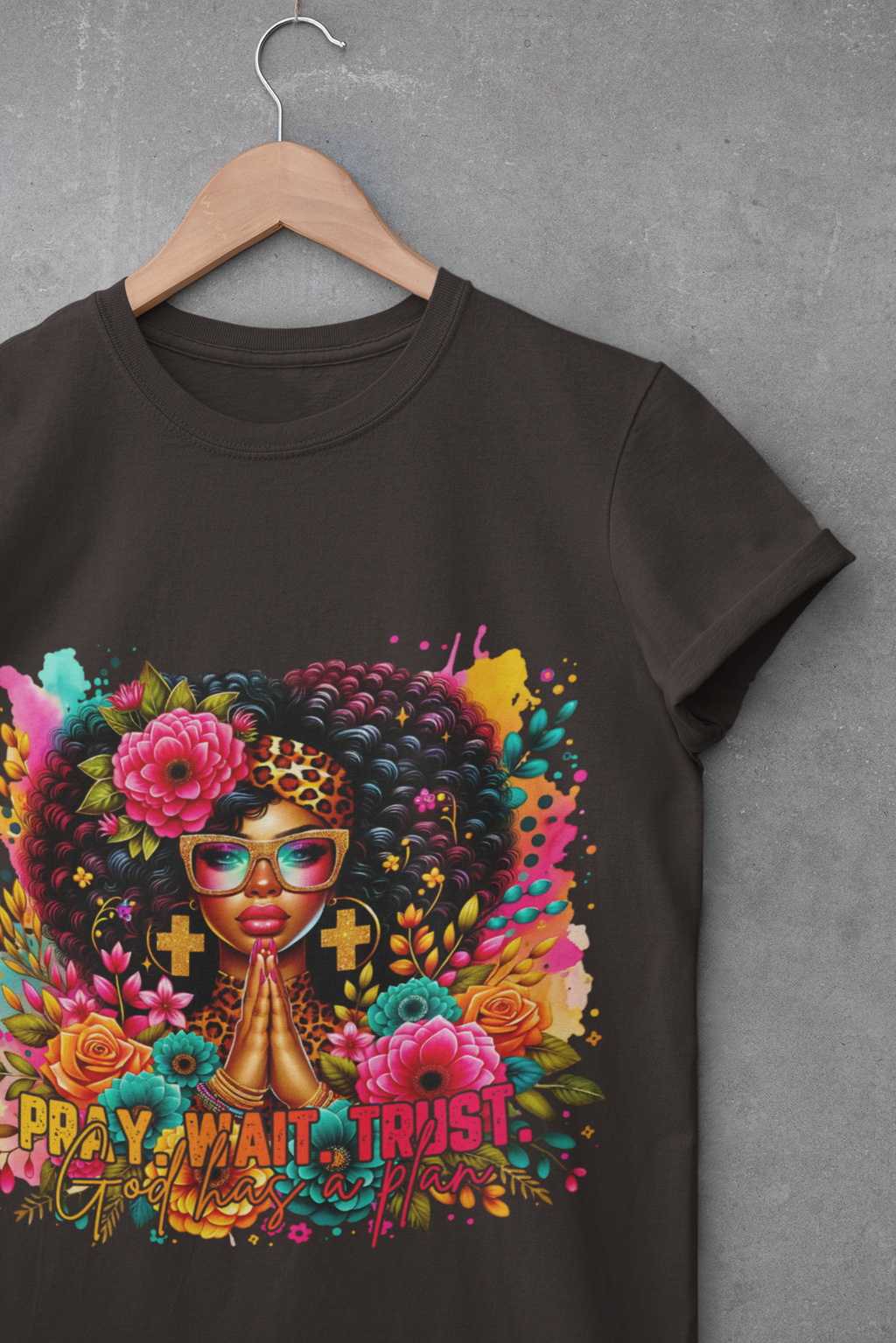 Inspirational Afro-Queen T-Shirt, Positive Vibes Tee, Empowerment Shirt, Gift for Her, Casual Wear, Self-Care Apparel, Motivational Top