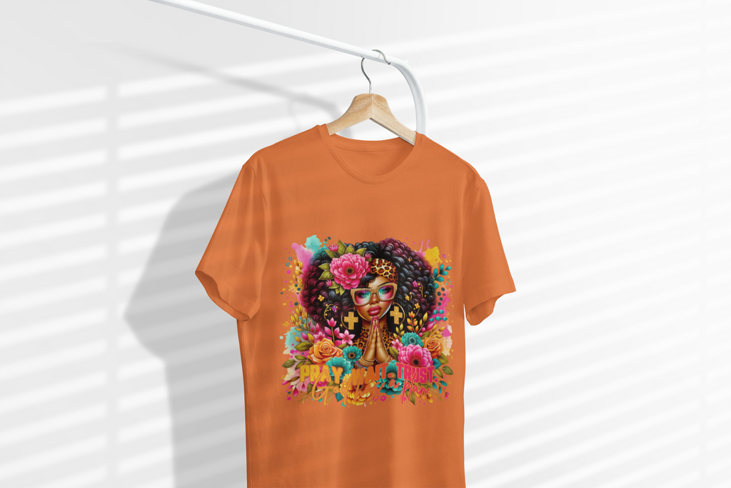 Inspirational Afro-Queen T-Shirt, Positive Vibes Tee, Empowerment Shirt, Gift for Her, Casual Wear, Self-Care Apparel, Motivational Top