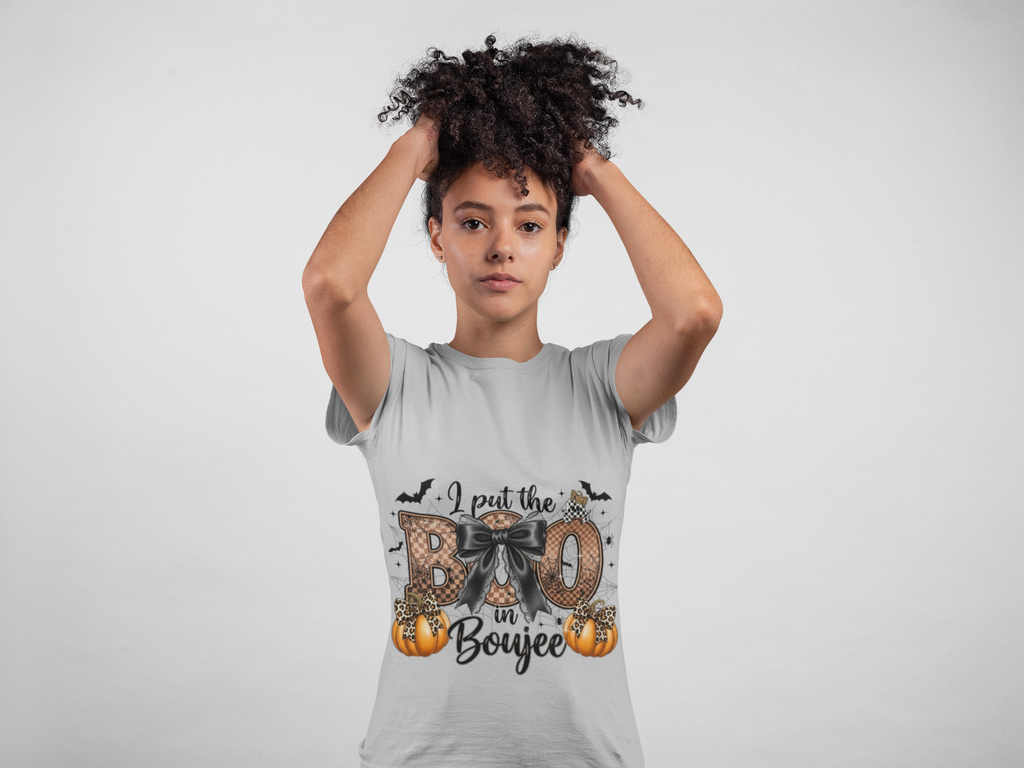 Boo-Boujee Halloween T-Shirt | Fun Unisex Tee, Trick or Treat, Halloween Party, Ghosts, Pumpkins, Spooky Vibes