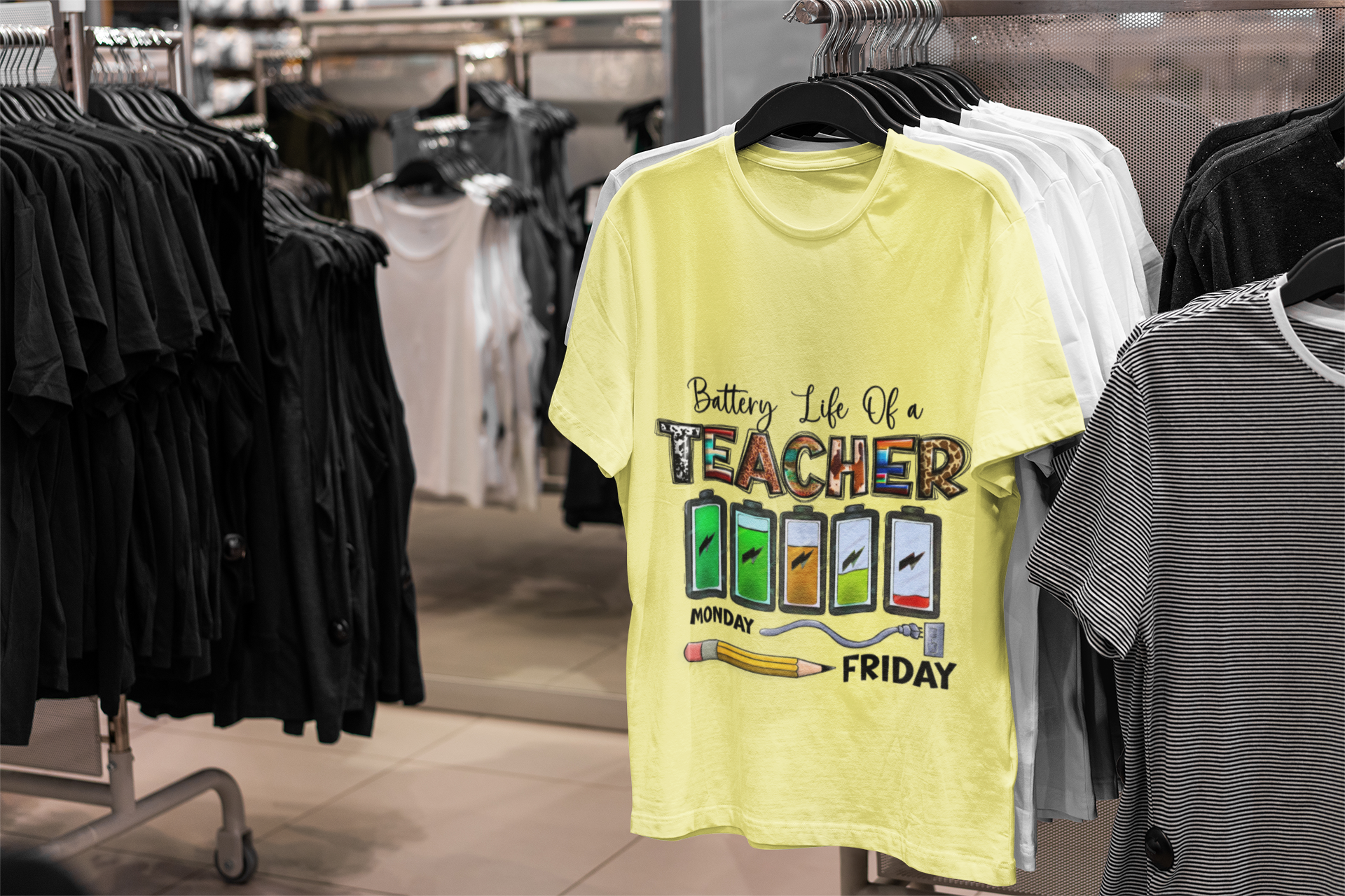 Teacher Life Unisex Softstyle T-Shirt | Funny Teacher Gift | Back to School Shirt | Teacher Appreciation | Casual Everyday Wear