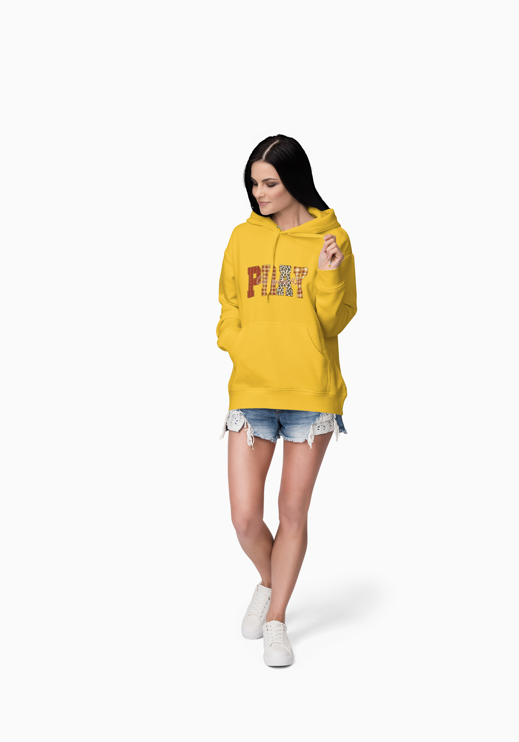 Plaid Pray Hoodie, Cozy Unisex Sweatshirt, Faith-Based Apparel, Perfect Gift for Holidays, Inspirational Clothing