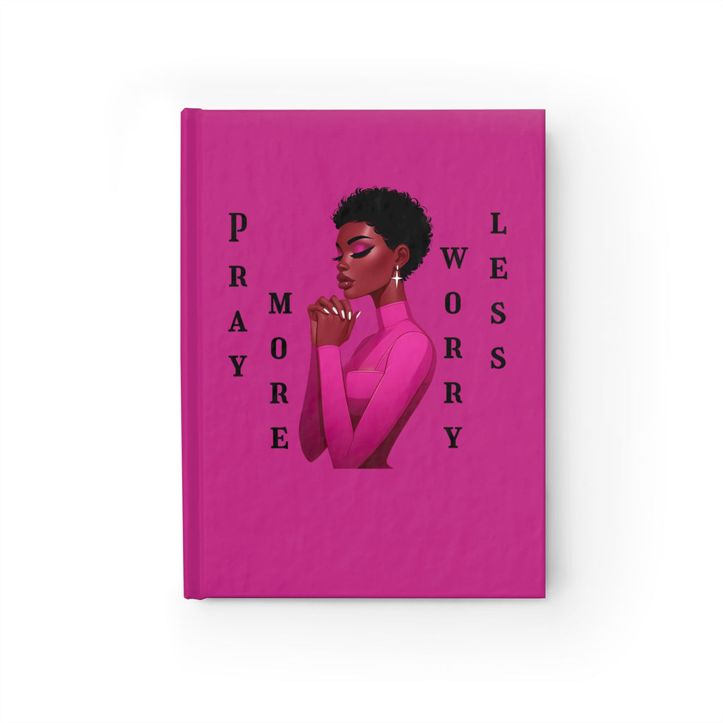 Empowering Prayer Journal - Pray More Worry Less, Wellness Journal, Inspirational Notebook, Gift for Her, Self-Care Planner