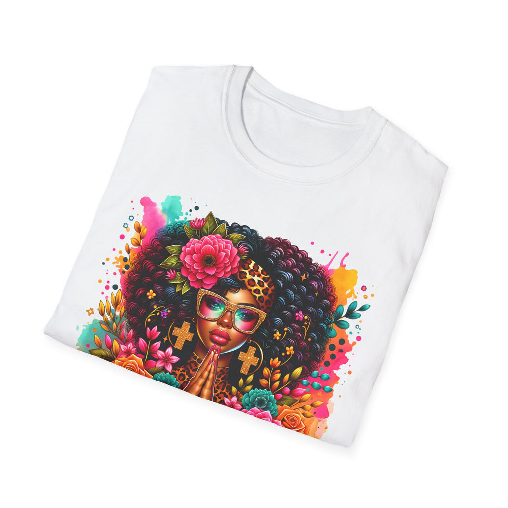 Inspirational Afro-Queen T-Shirt, Positive Vibes Tee, Empowerment Shirt, Gift for Her, Casual Wear, Self-Care Apparel, Motivational Top