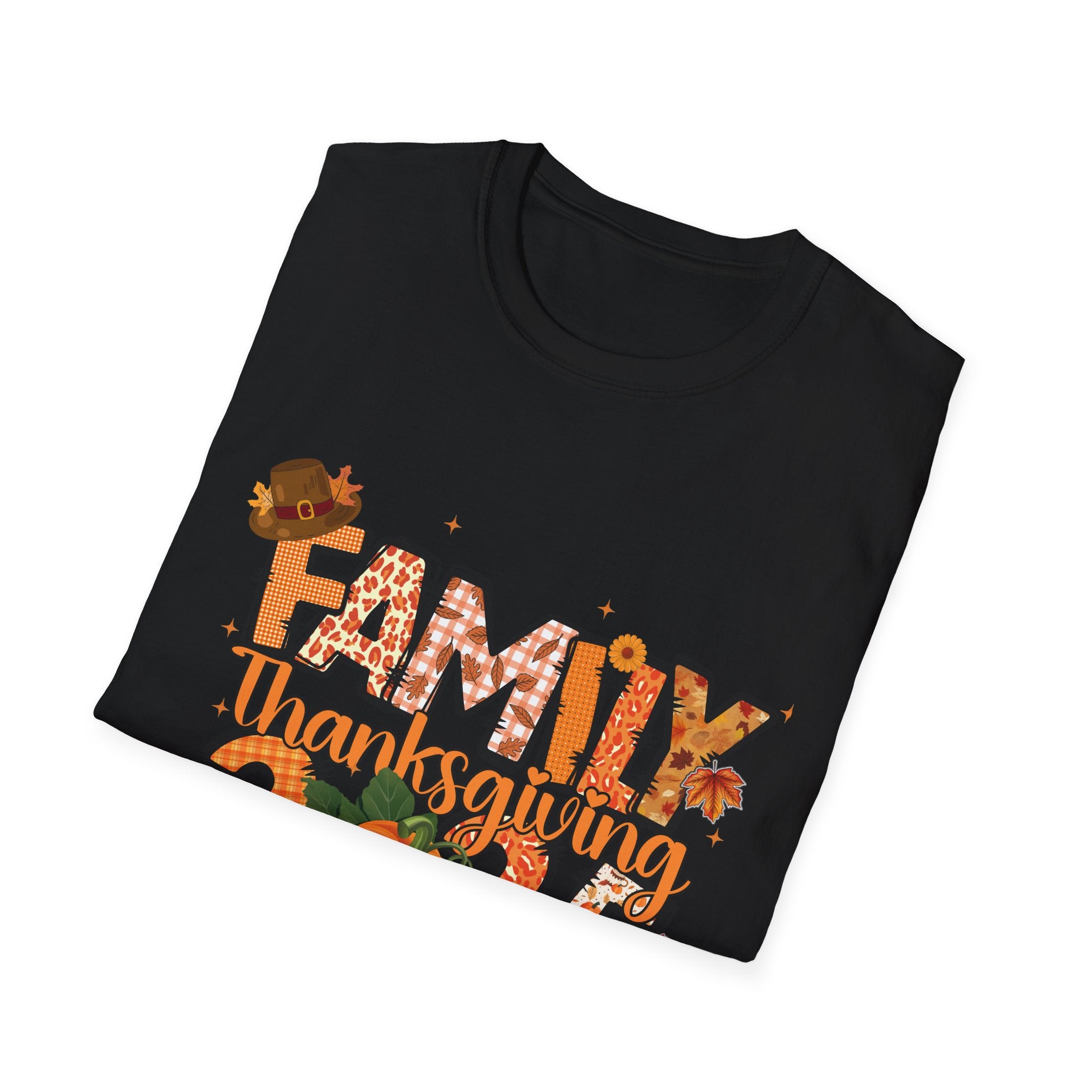 Thanksgiving Family T-Shirt, Family Gathering Tee, Fall Festivities Shirt, 2023 Thanks Tee, Cozy Holiday Apparel
