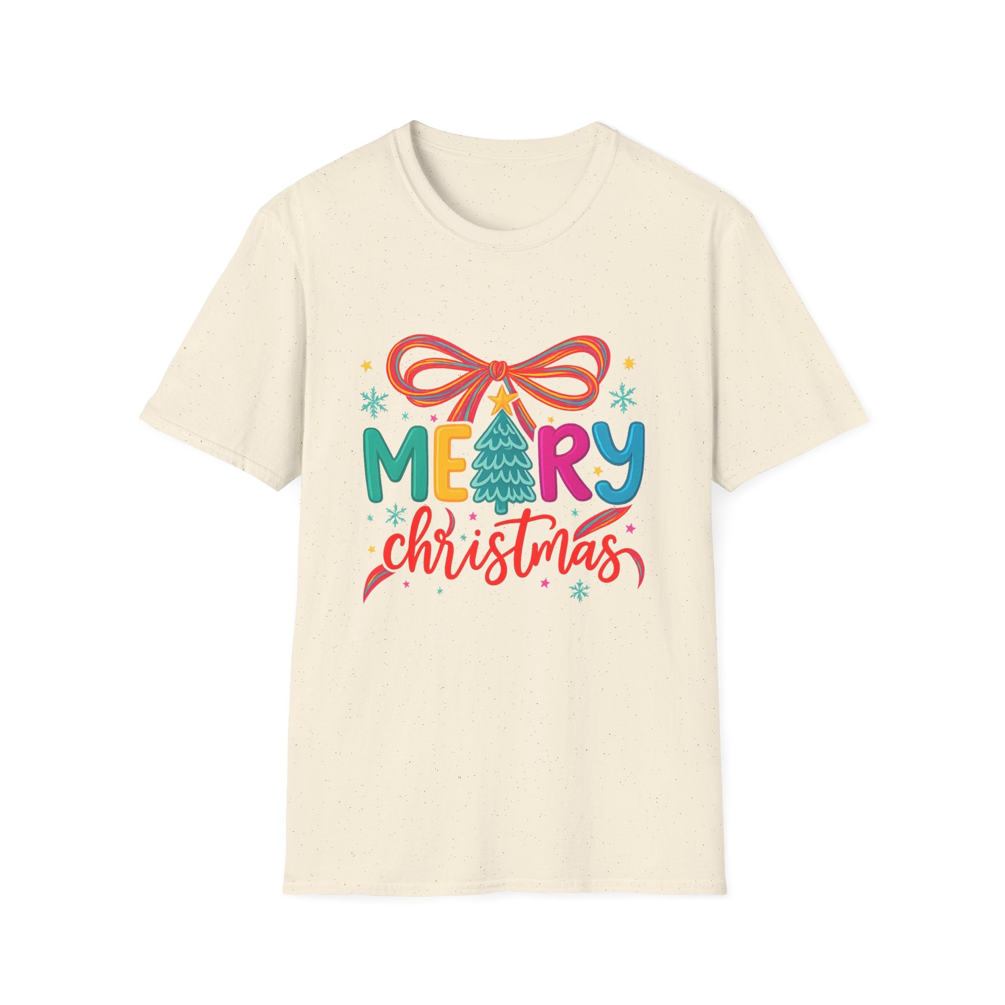 Merry Christmas T-Shirt, Festive Tee, Holiday Apparel, Unisex Graphic Tee, Christmas Gift Idea, Seasonal Wear