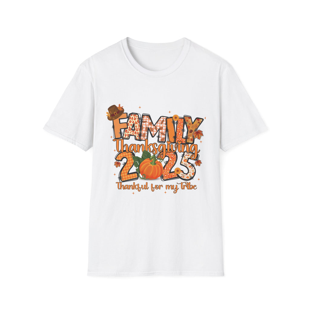 Thanksgiving Family T-Shirt, Family Gathering Tee, Fall Festivities Shirt, 2023 Thanks Tee, Cozy Holiday Apparel