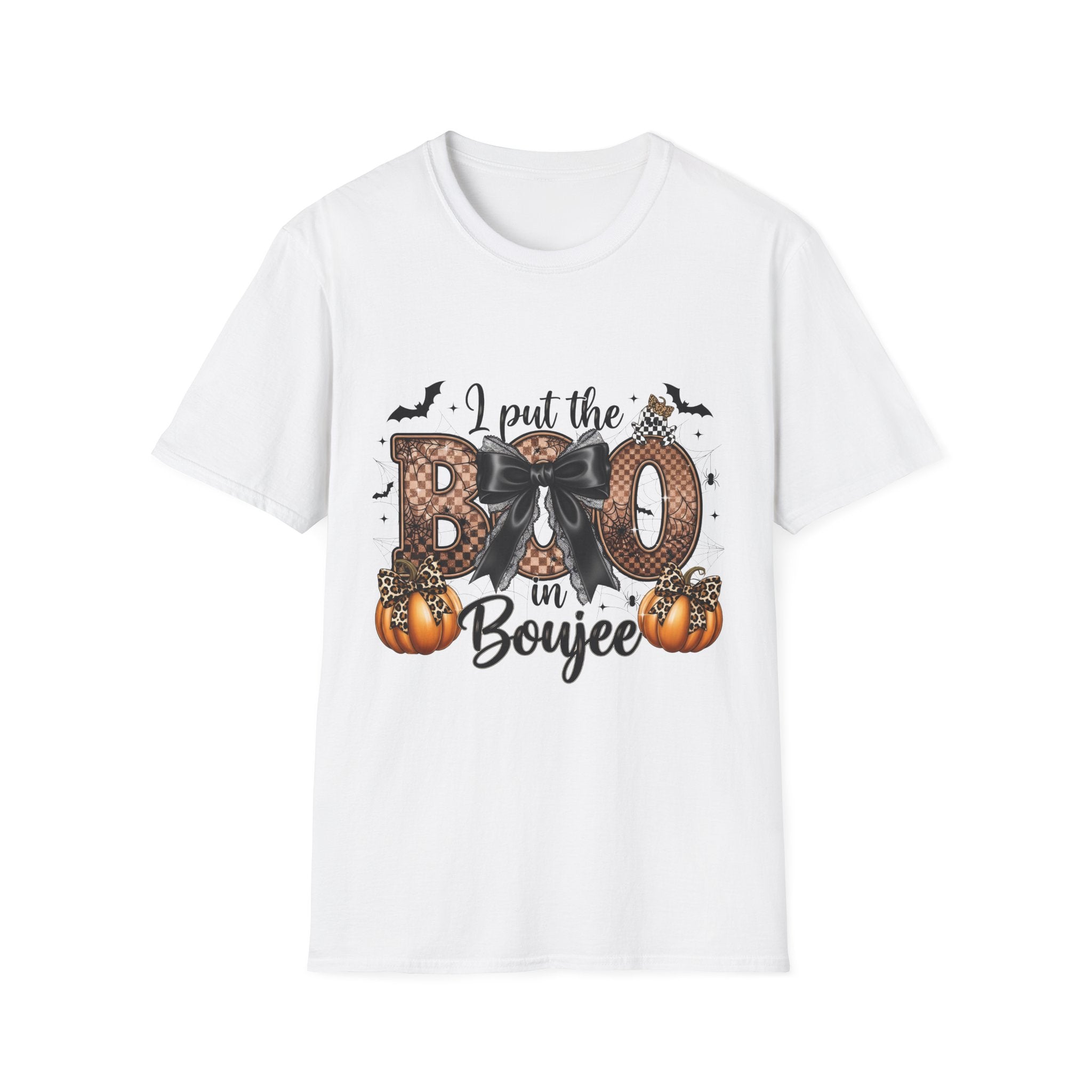 Boo-Boujee Halloween T-Shirt | Fun Unisex Tee, Trick or Treat, Halloween Party, Ghosts, Pumpkins, Spooky Vibes