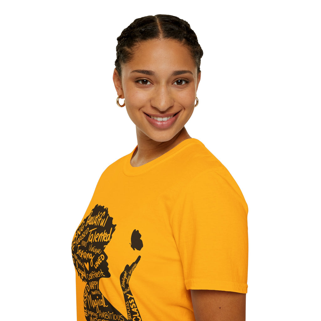 Empowerment Graphic Tee: Unisex Softstyle T-Shirt with Inspiring Words, Motivational Apparel, Positive Vibes, Gift for Friends, [...]