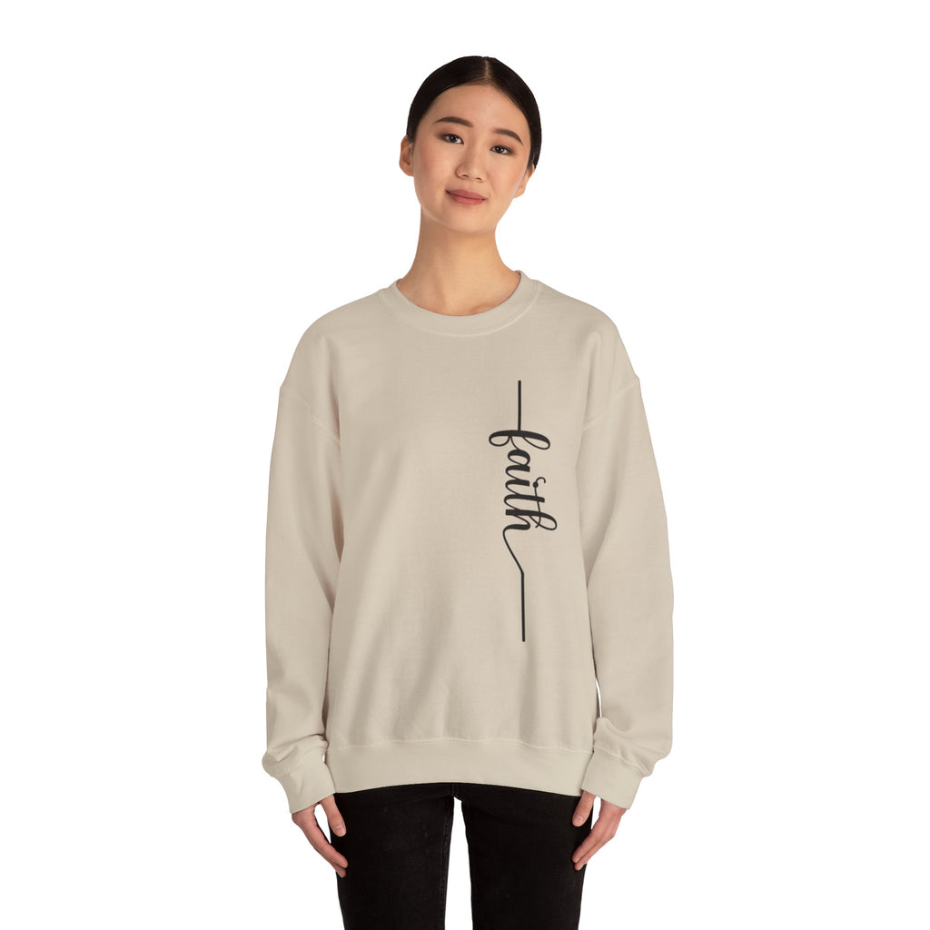 Faith-Inspired Unisex Crewneck Sweatshirt, Cozy Christian Apparel, Inspirational Gift, Casual Everyday Wear, Perfect for Holidays