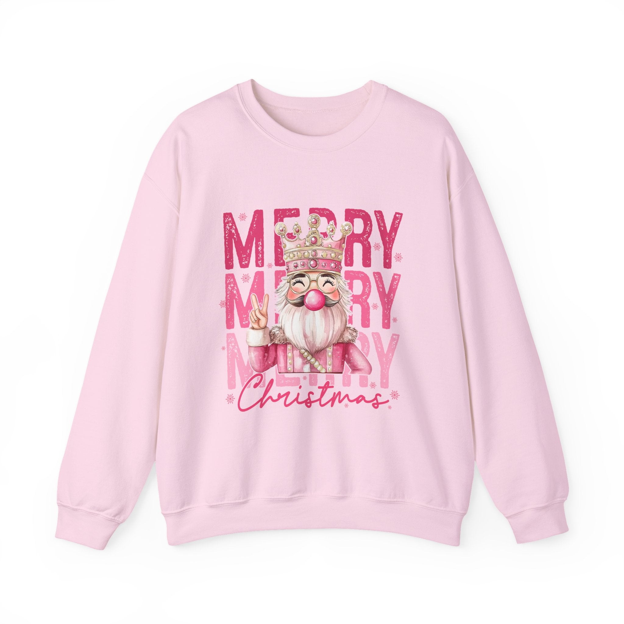 Merry Christmas Sweatshirt, Cozy Crew Neck, Holiday Gift, Unisex Apparel, Festive Fashion, Winter Wardrobe