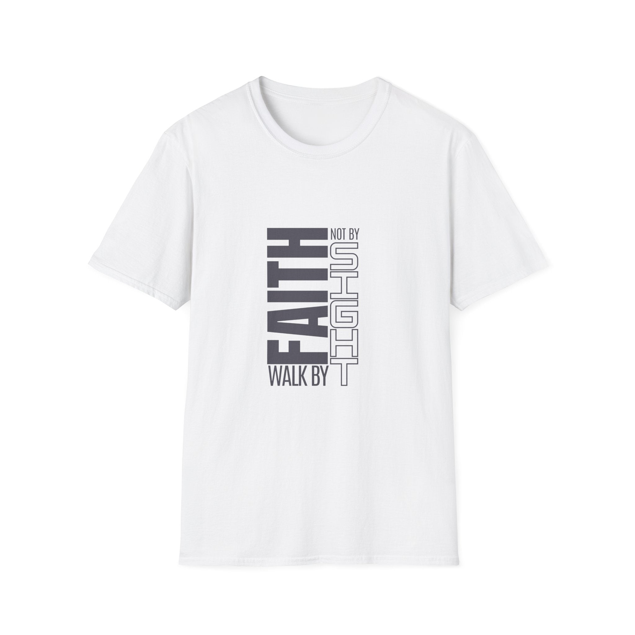 Faith T-Shirt — "Walk by Faith, Not by Sight" Christian Graphic Tee
