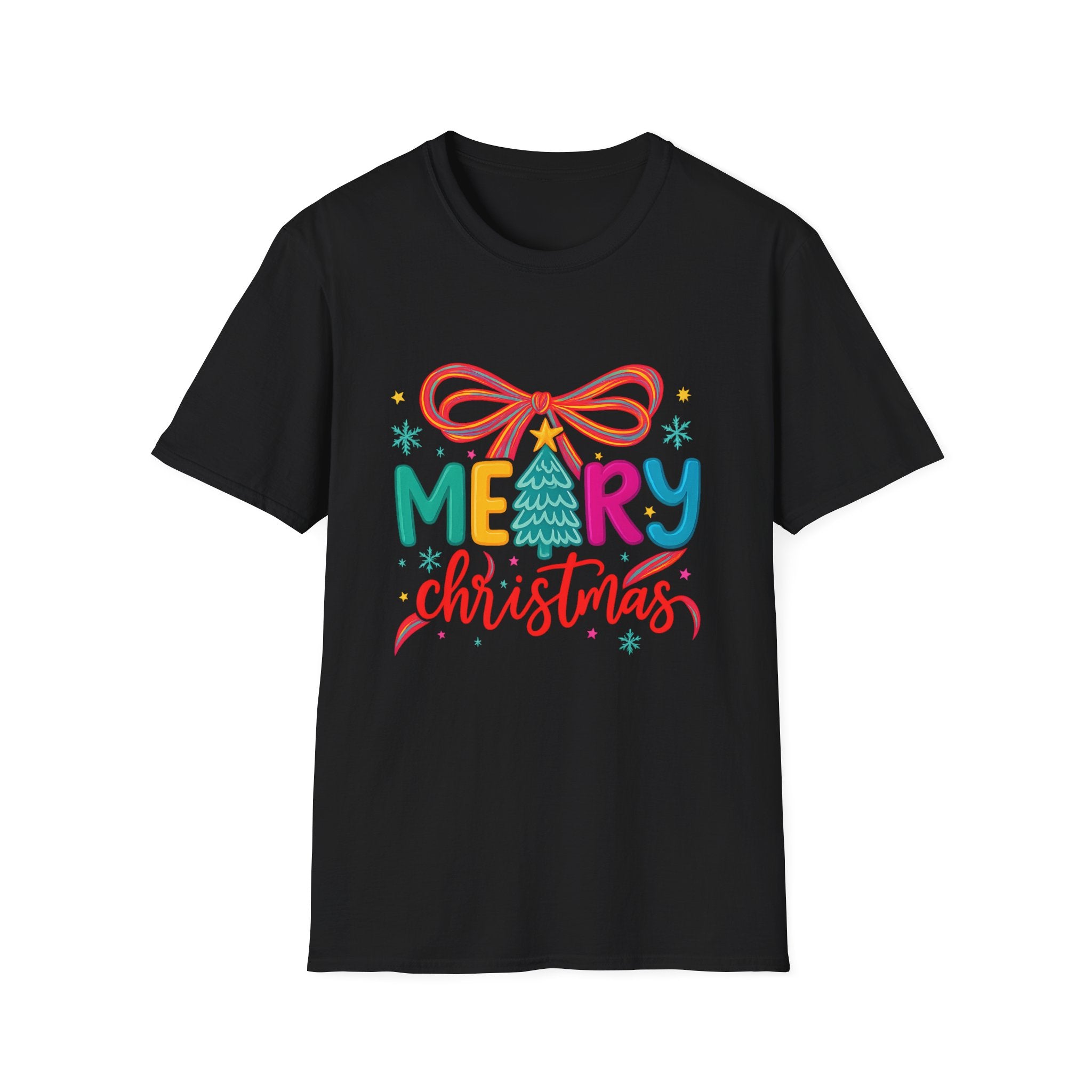 Merry Christmas T-Shirt, Festive Tee, Holiday Apparel, Unisex Graphic Tee, Christmas Gift Idea, Seasonal Wear