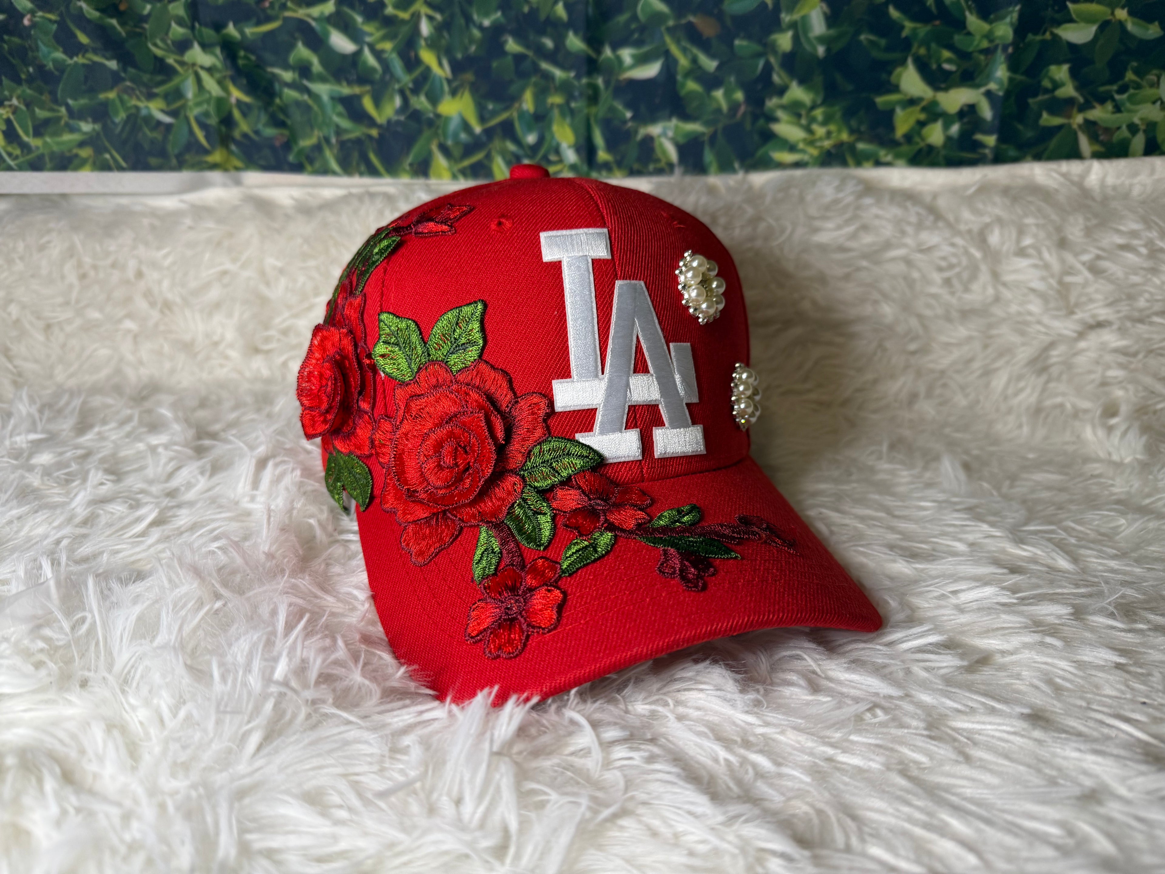 Red LA Hat