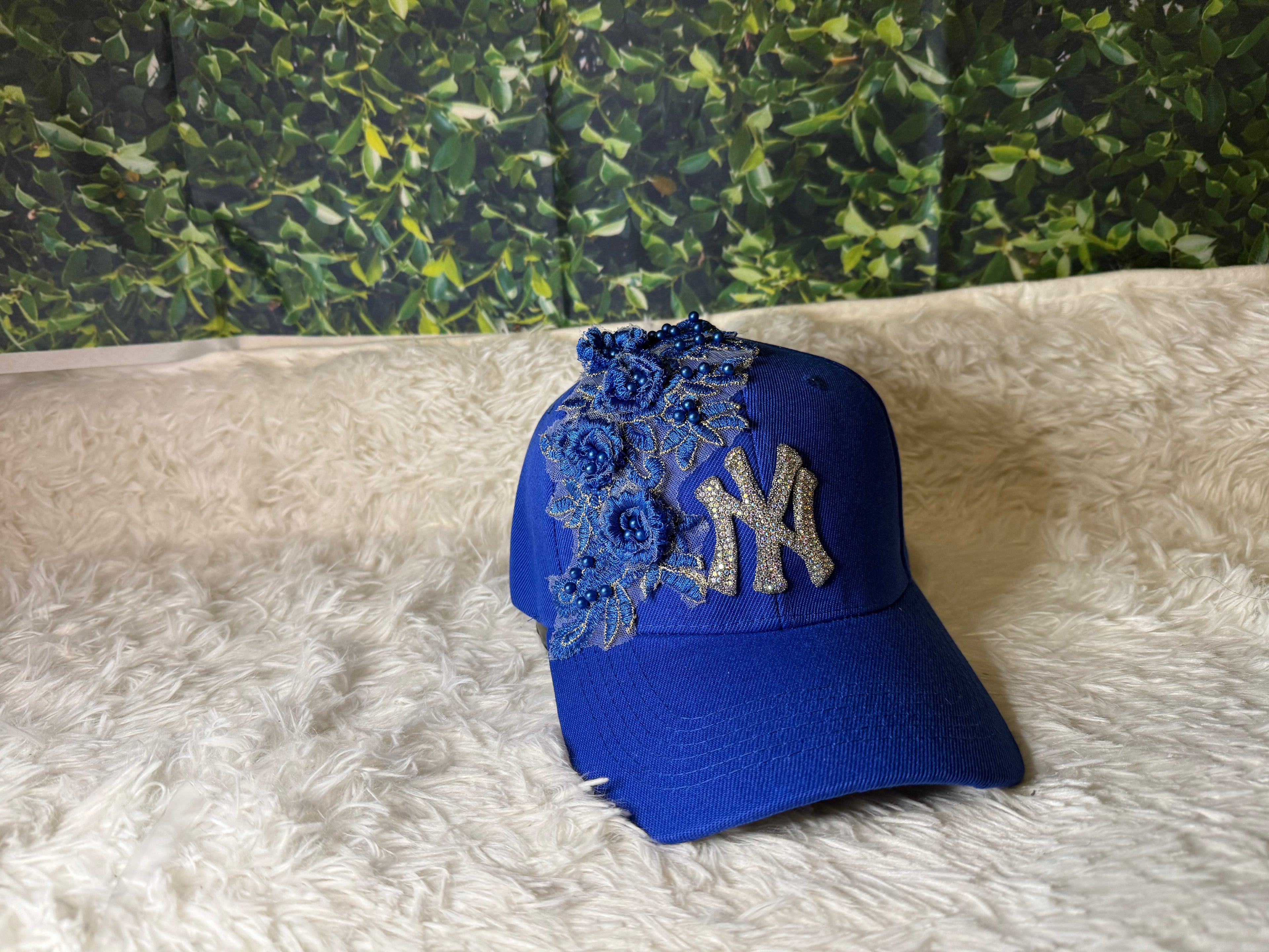Royal and Silver NY Hat